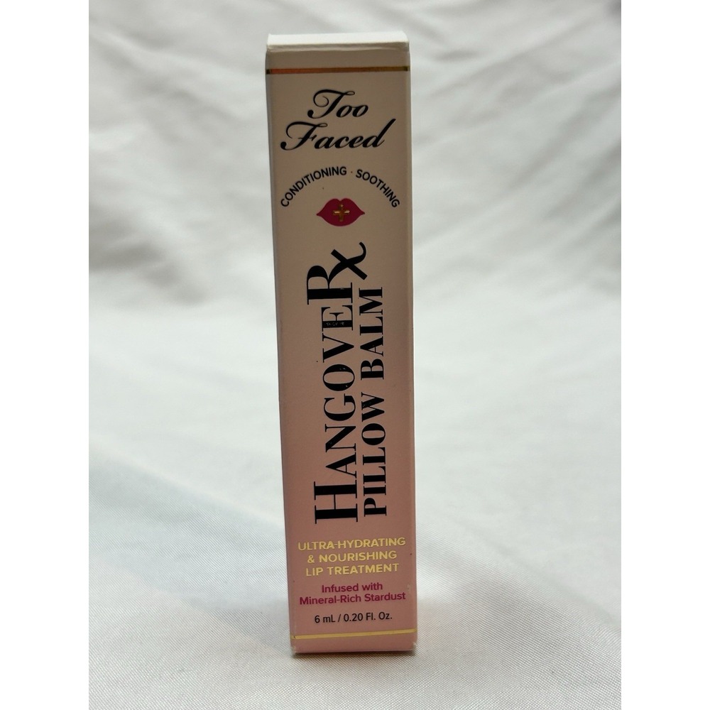 Too Faced Hangover Pillow Balm Ultra Hydrating Lip Treatment 0.14 OZ New In Box